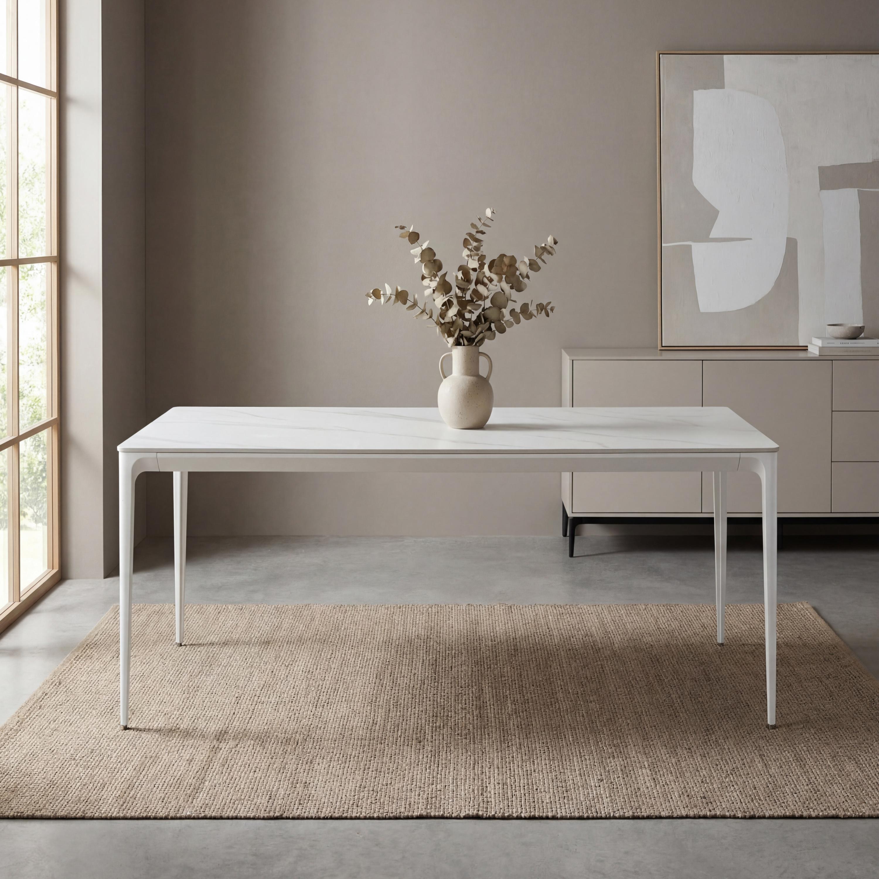 Highgrwick 1.6m White Dining Table by Shankar | Style Our Home