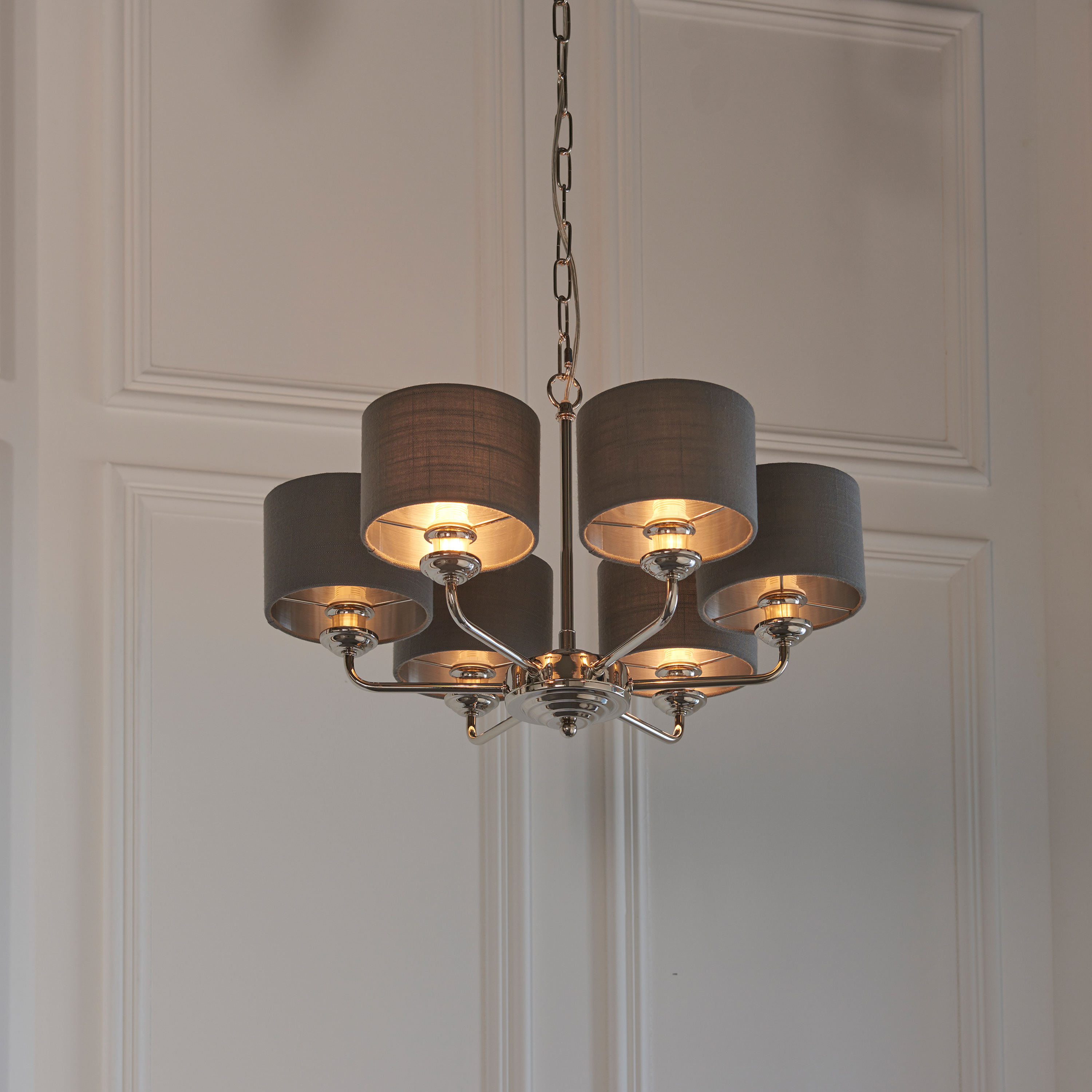 Highclano 6 Pendant Light Nickel