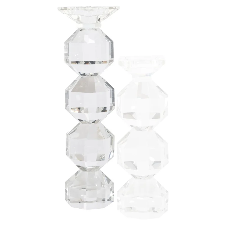 Candle holder Safia big (Clear transparent) by  Richmond Interiors | Style Our Home