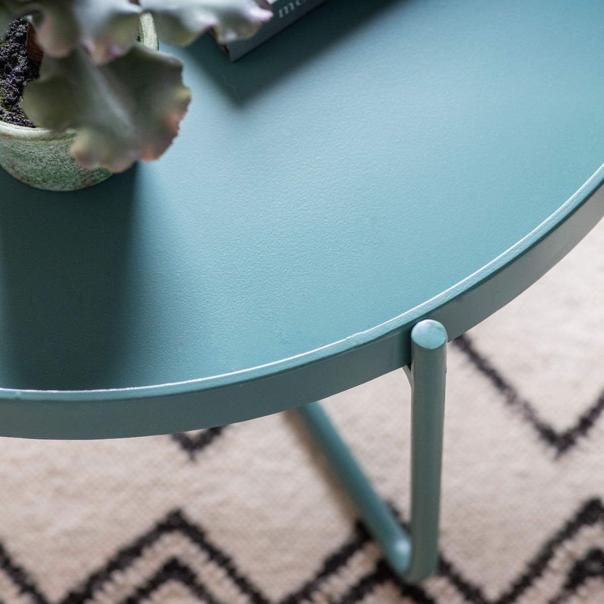 Abbas Coffee Table Teal by Hudson Living | Style Our Home