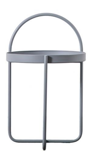 Abbas Grey Side Table by Hudson Living | Style Our Home