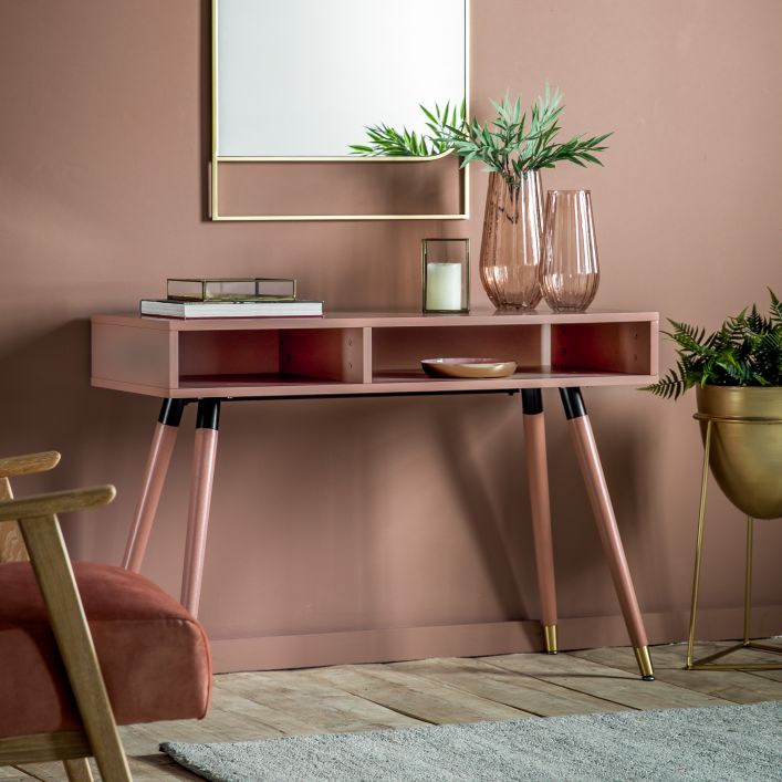 Allestree Pink Console Table by Hudson Living | Style Our Home