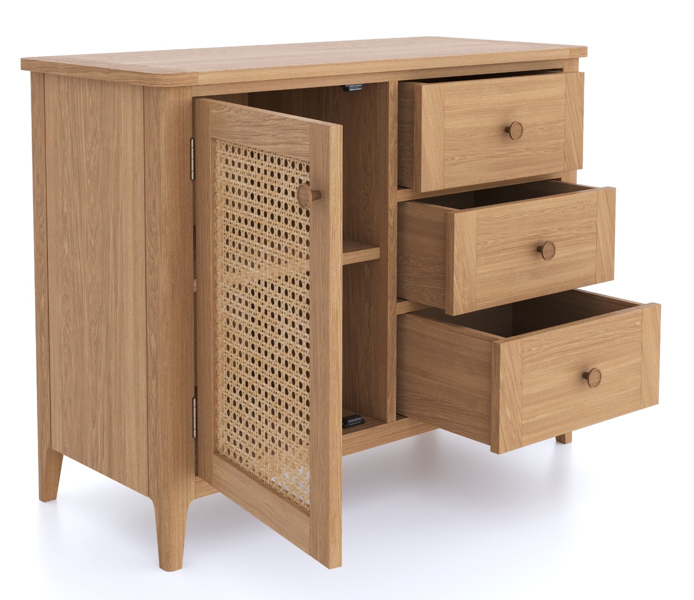 Halmstad Natural Oak Standard Sideboard by Hertiance Furniture | Style Our Home
