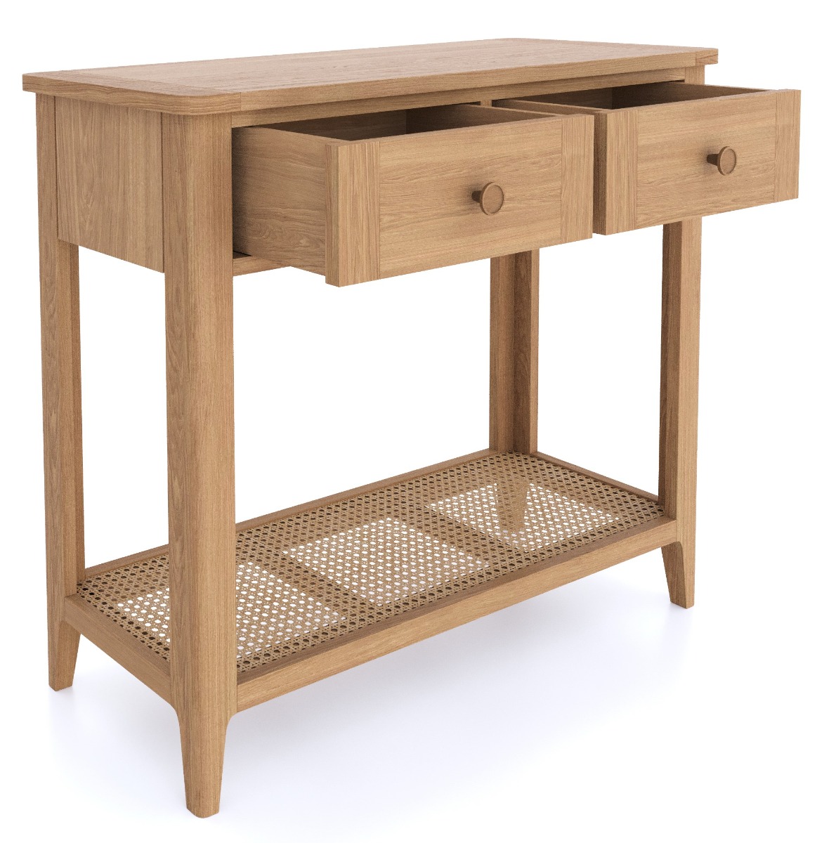 Halmstad Natural Oak Console Table by Hertiance Furniture | Style Our Home