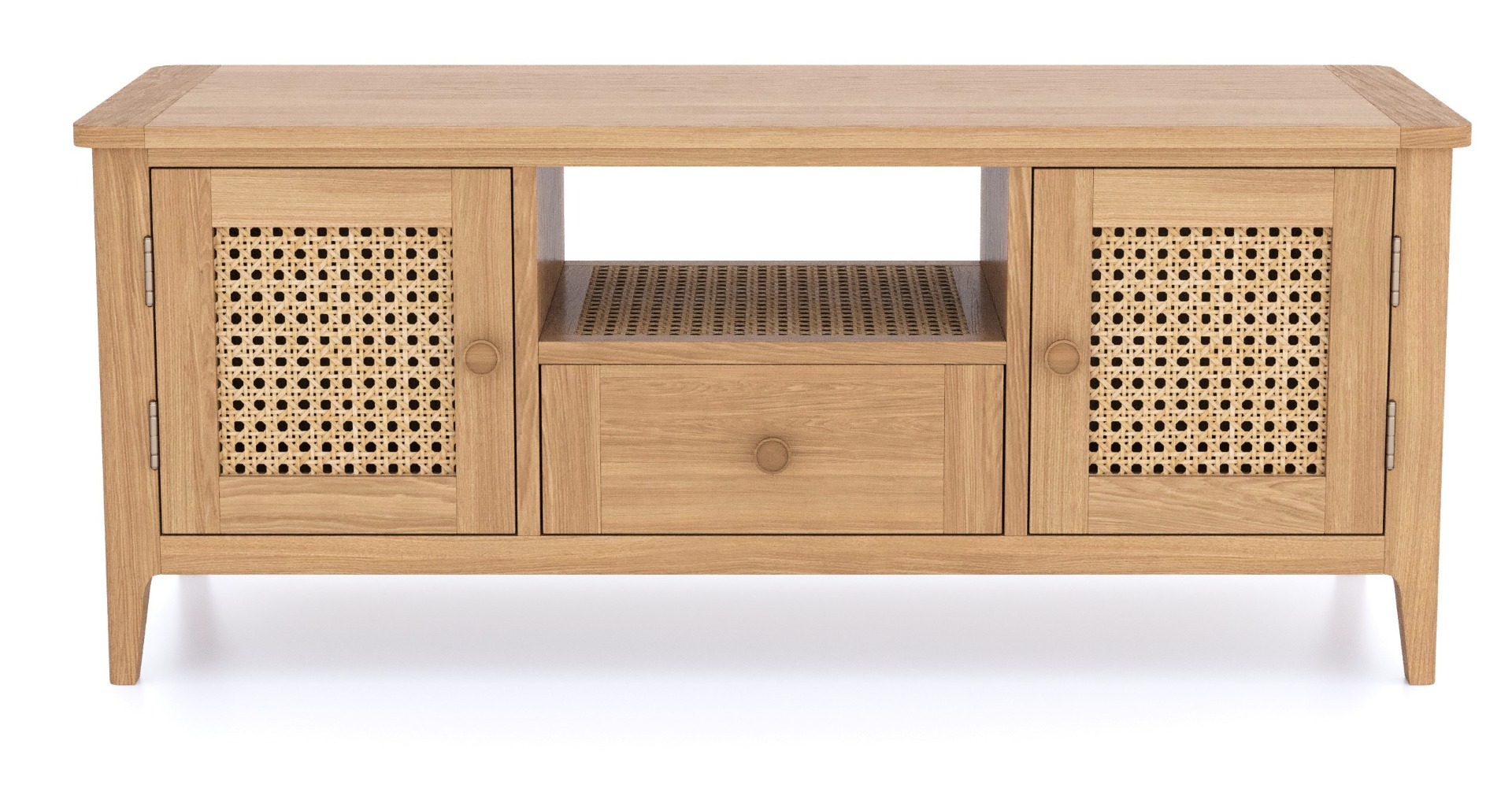 Halmstad Natural Oak Wide TV Unit by Hertiance Furniture | Style Our Home