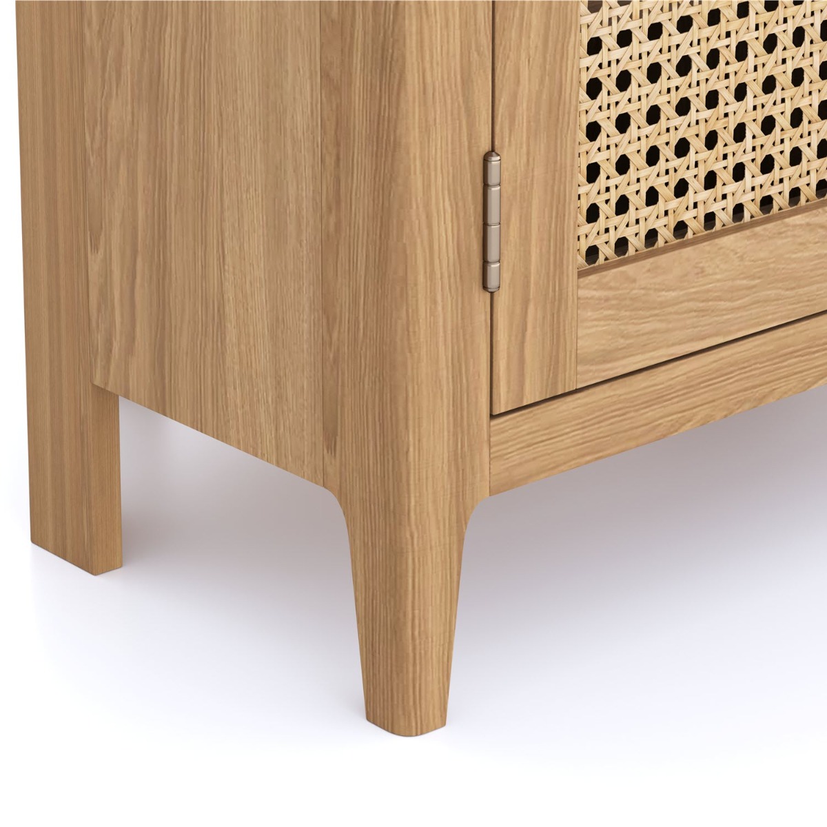 Halmstad Natural Oak Corner TV Unit by Hertiance Furniture | Style Our Home