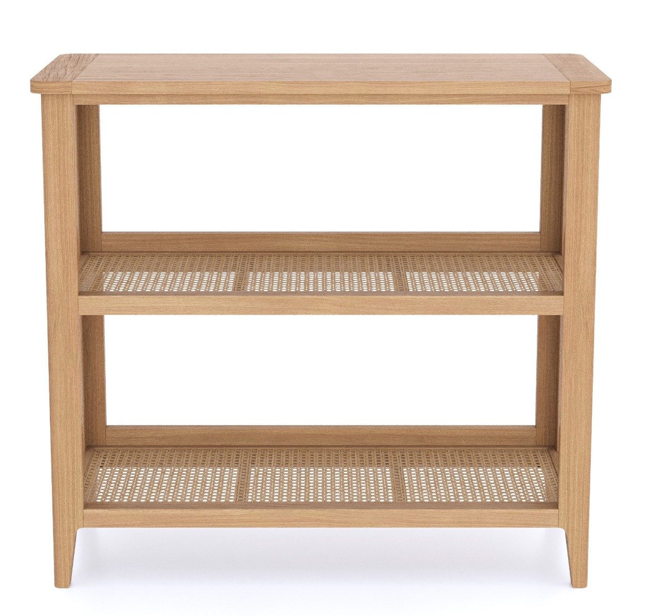 Halmstad Natural Oak Open Bookcase by Hertiance Furniture | Style Our Home
