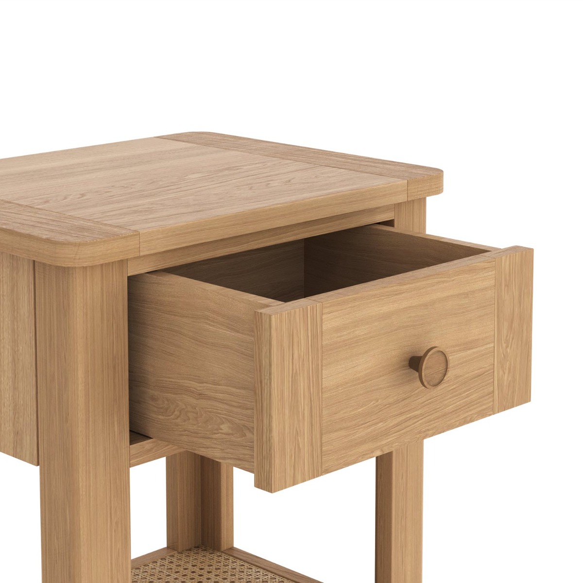 Halmstad Natural Oak Lamp Table by Hertiance Furniture | Style Our Home