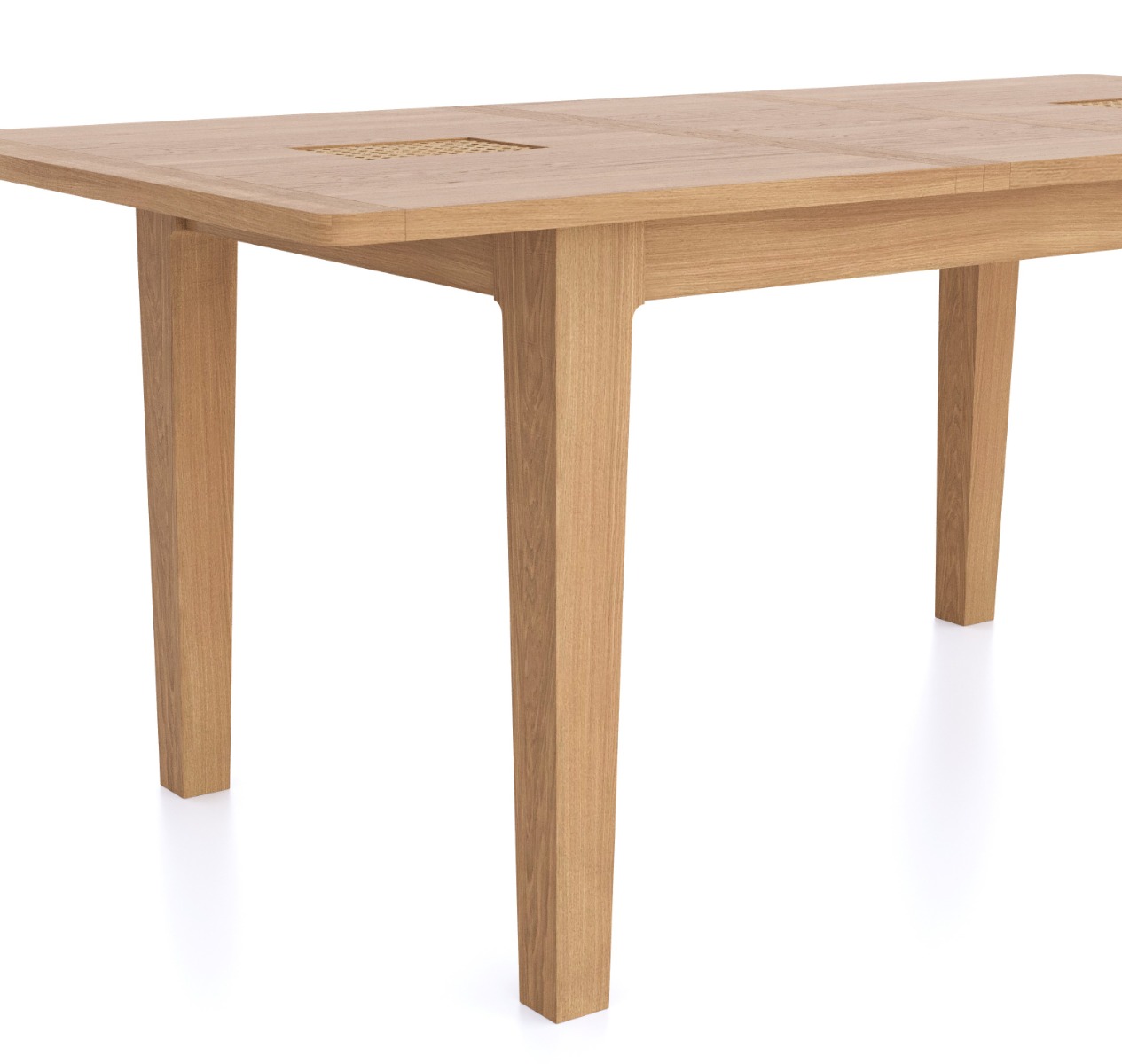 Halmstad Natural Oak Extending Dining Table by Hertiance Furniture | Style Our Home
