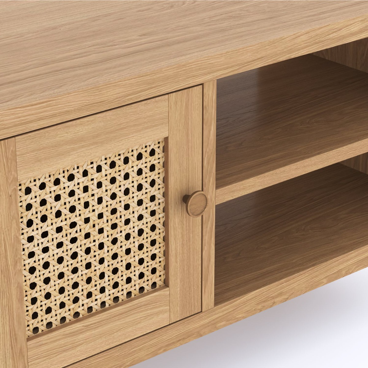 Halmstad Natural Oak TV Unit by Hertiance Furniture | Style Our Home