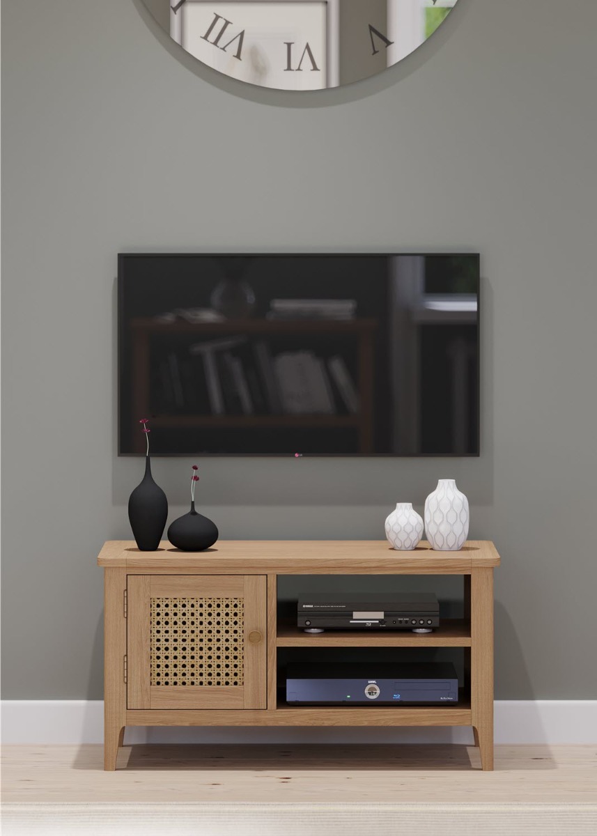 Halmstad Natural Oak TV Unit by Hertiance Furniture | Style Our Home