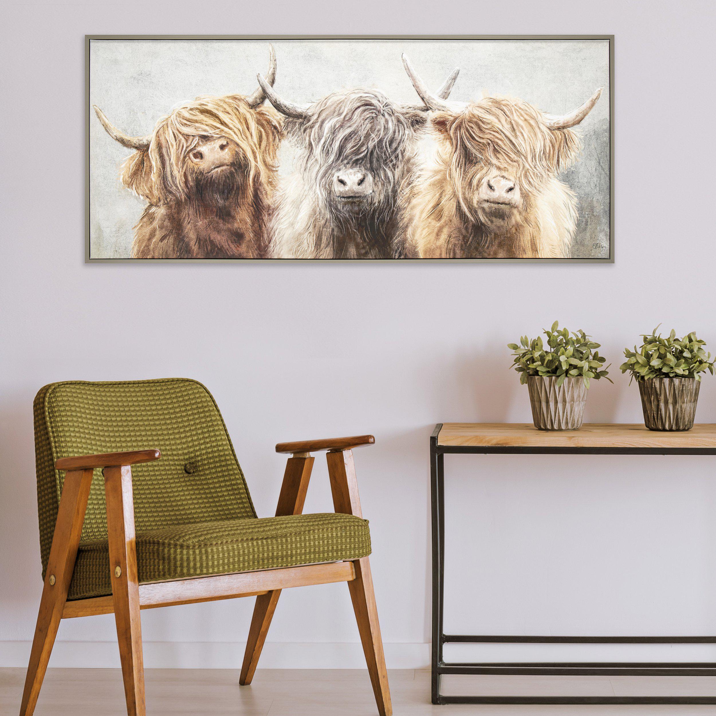 Three of a Kind Framed Canvas  by Gallery Living | Style Our Home