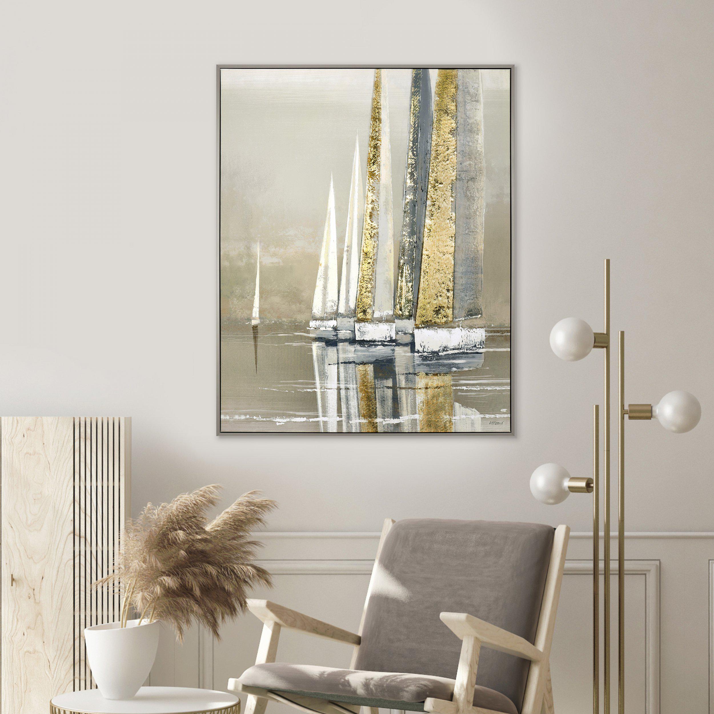 Golden Sails Framed Canvas  by Gallery Living | Style Our Home