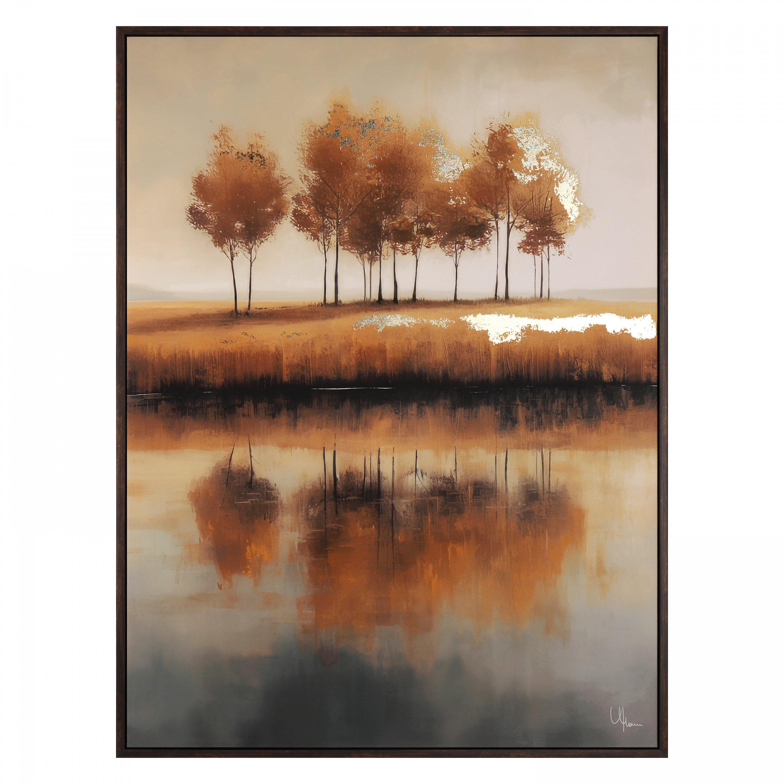 Golden Treeline Framed Canvas  by Gallery Living | Style Our Home