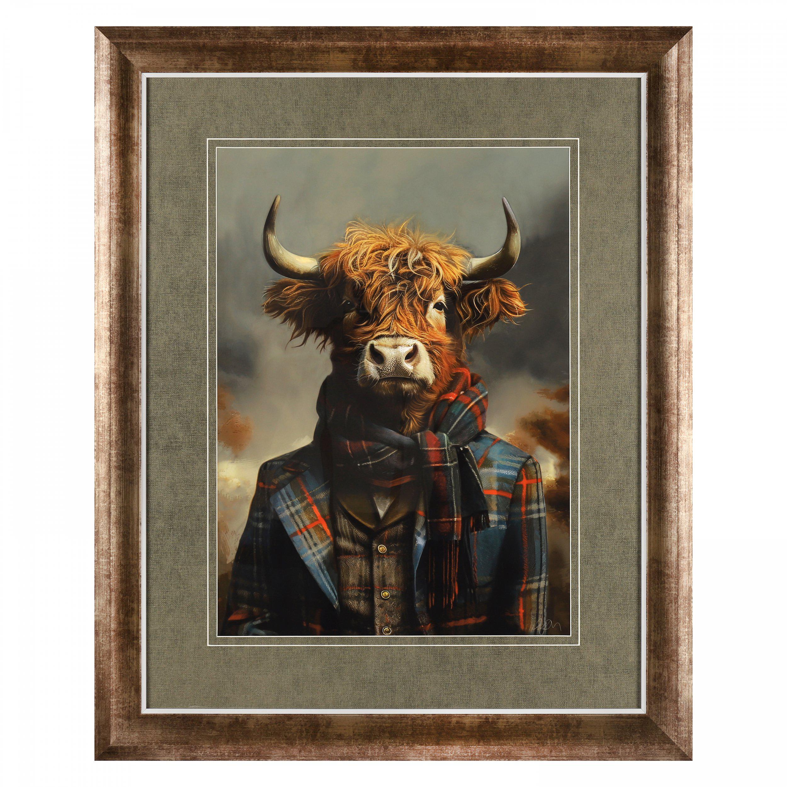 Dapper Highlander Framed Art  by Gallery Living | Style Our Home