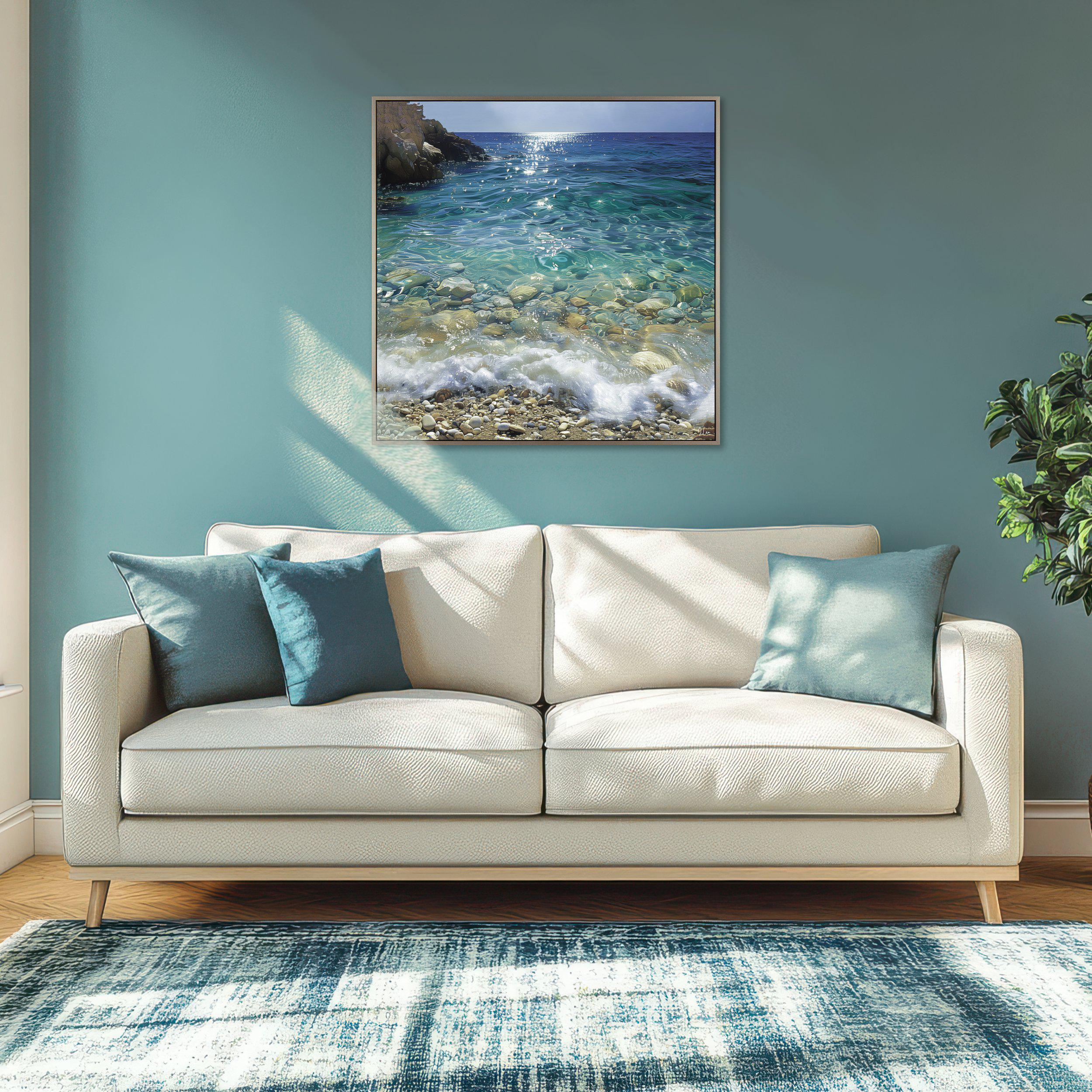 Crystal Waters Framed Canvas  by Gallery Living | Style Our Home