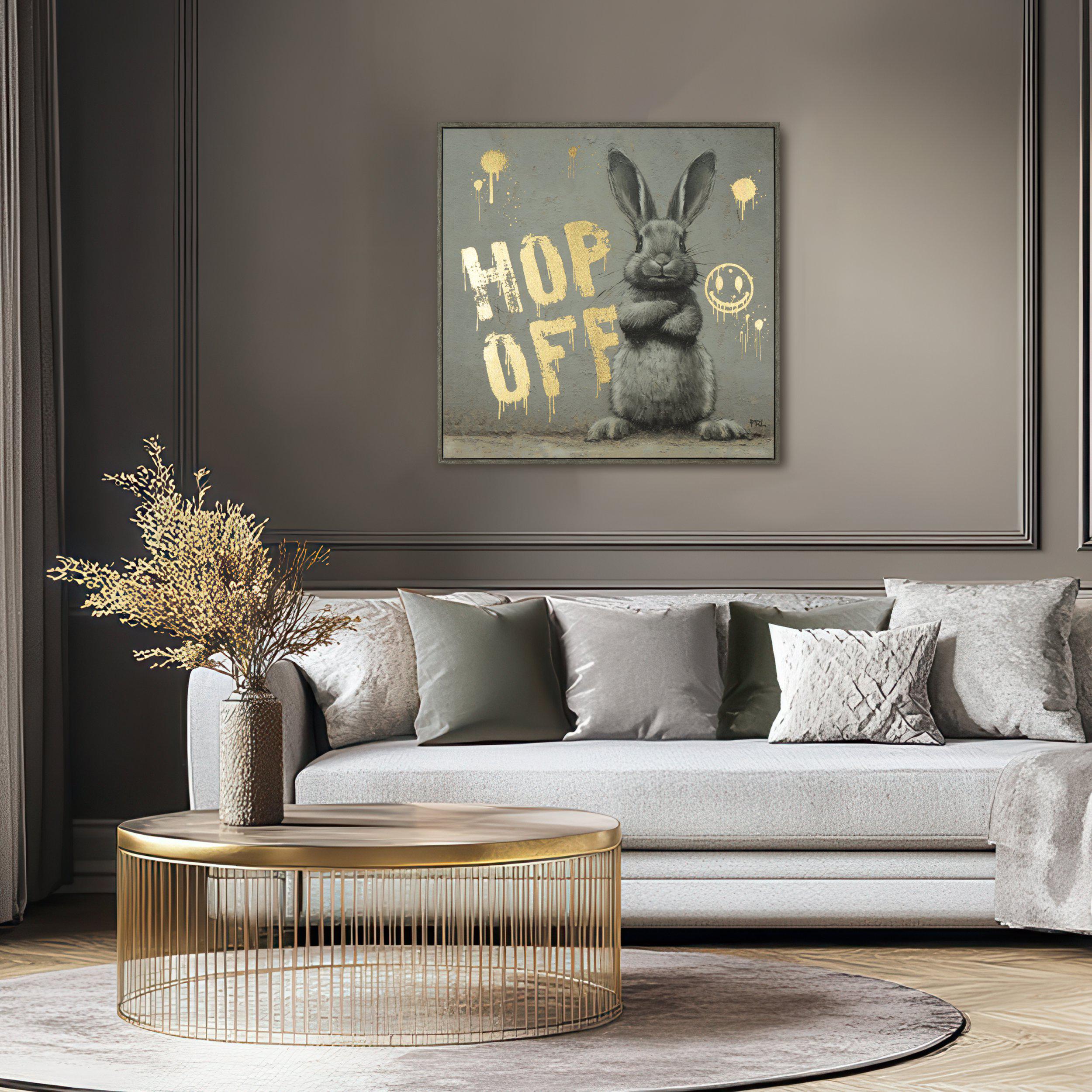 Hop Off Framed Canvas  by Gallery Living | Style Our Home