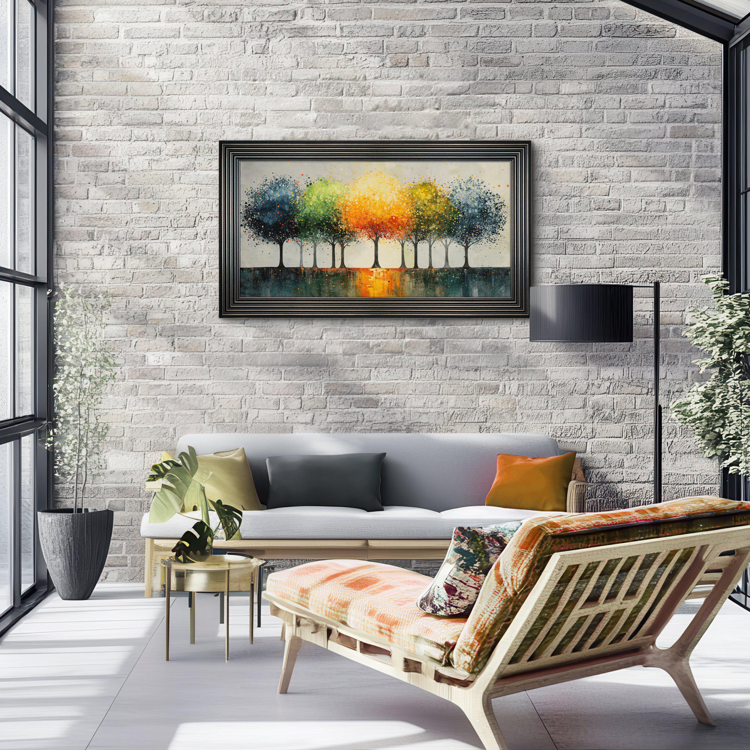 Vibrant Canopy Framed Canvas  by Gallery Living | Style Our Home