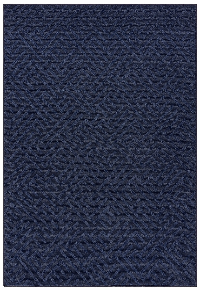 Antibes Blue Linear Rug by Asiatic London | Style Our Home 