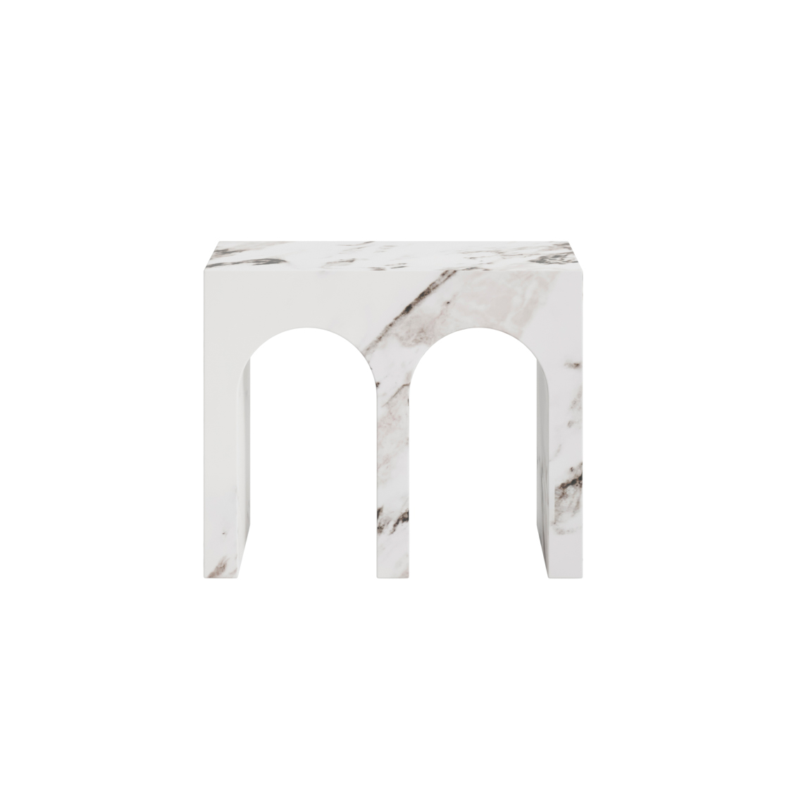 Archie Calacatta Large Side Table by OTI | Style Our Home