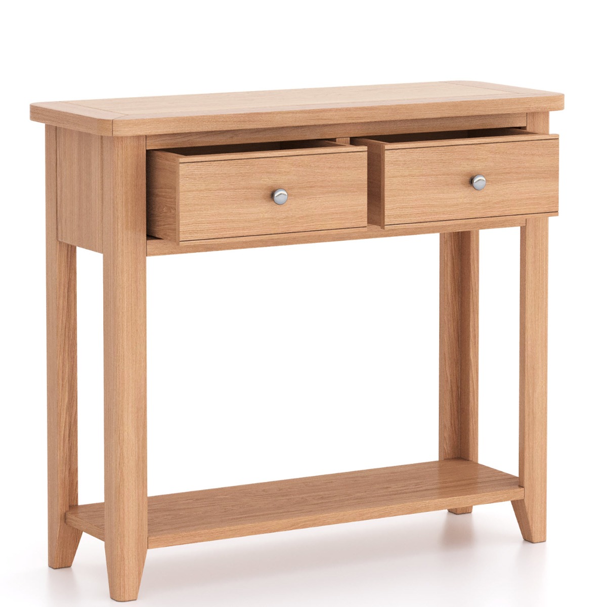 Arlyn Natual Oak Console Table by Hertiance Furniture | Style Our Home