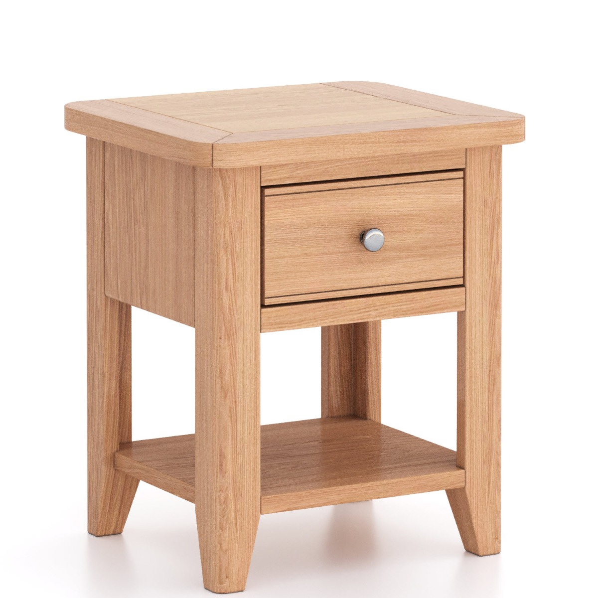 Arlyn Natual Oak Lamp Table by Hertiance Furniture | Style Our Home