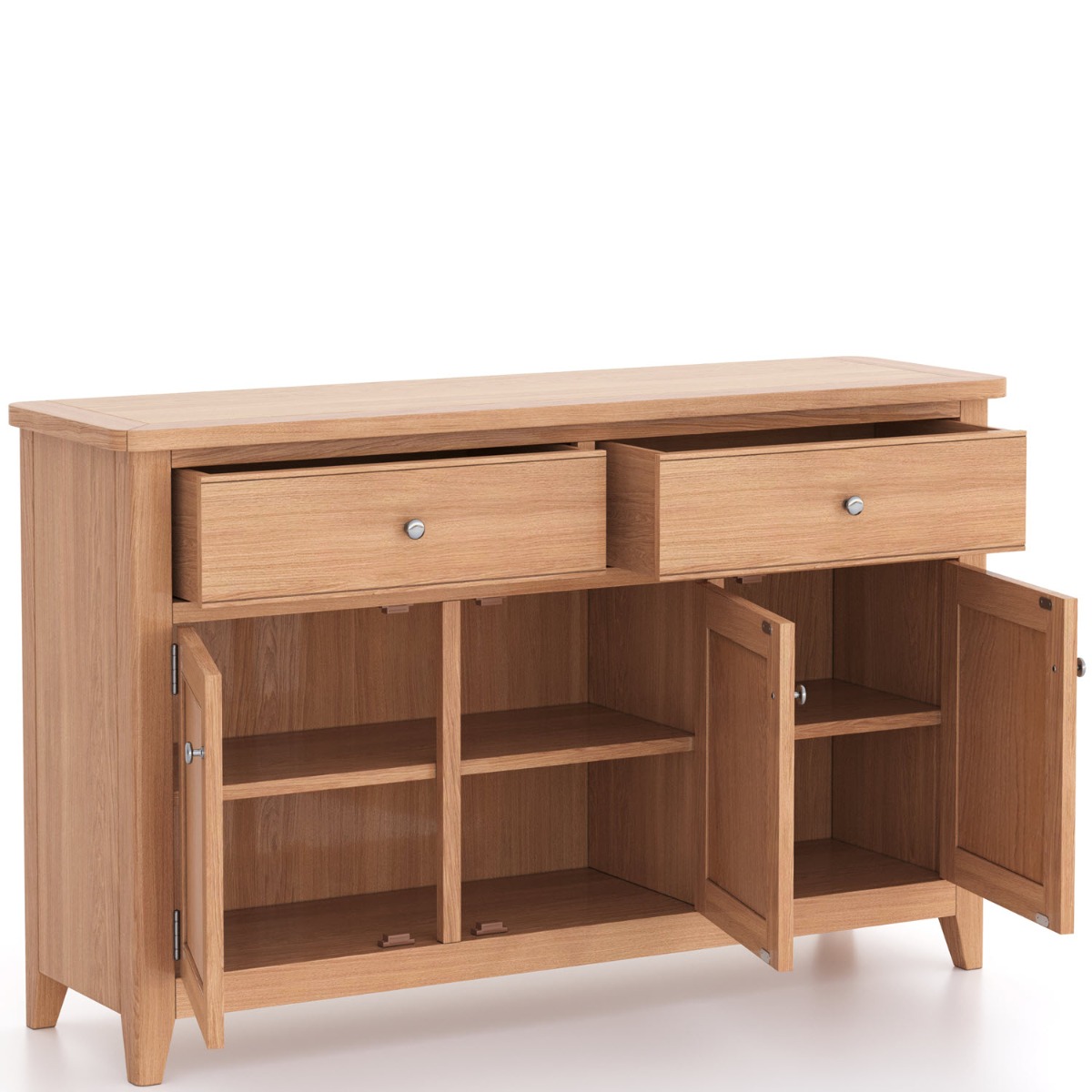 Arlyn Natual Oak Large Sideboard by Hertiance Furniture | Style Our Home