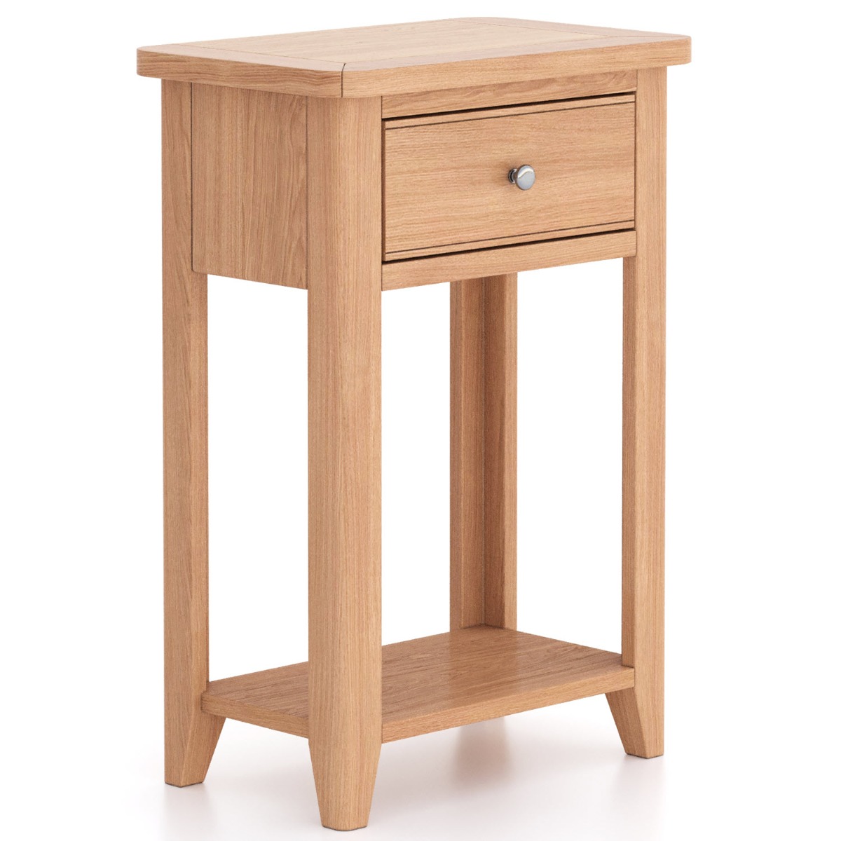Arlyn Natual Oak Telephone Table by Hertiance Furniture | Style Our Home