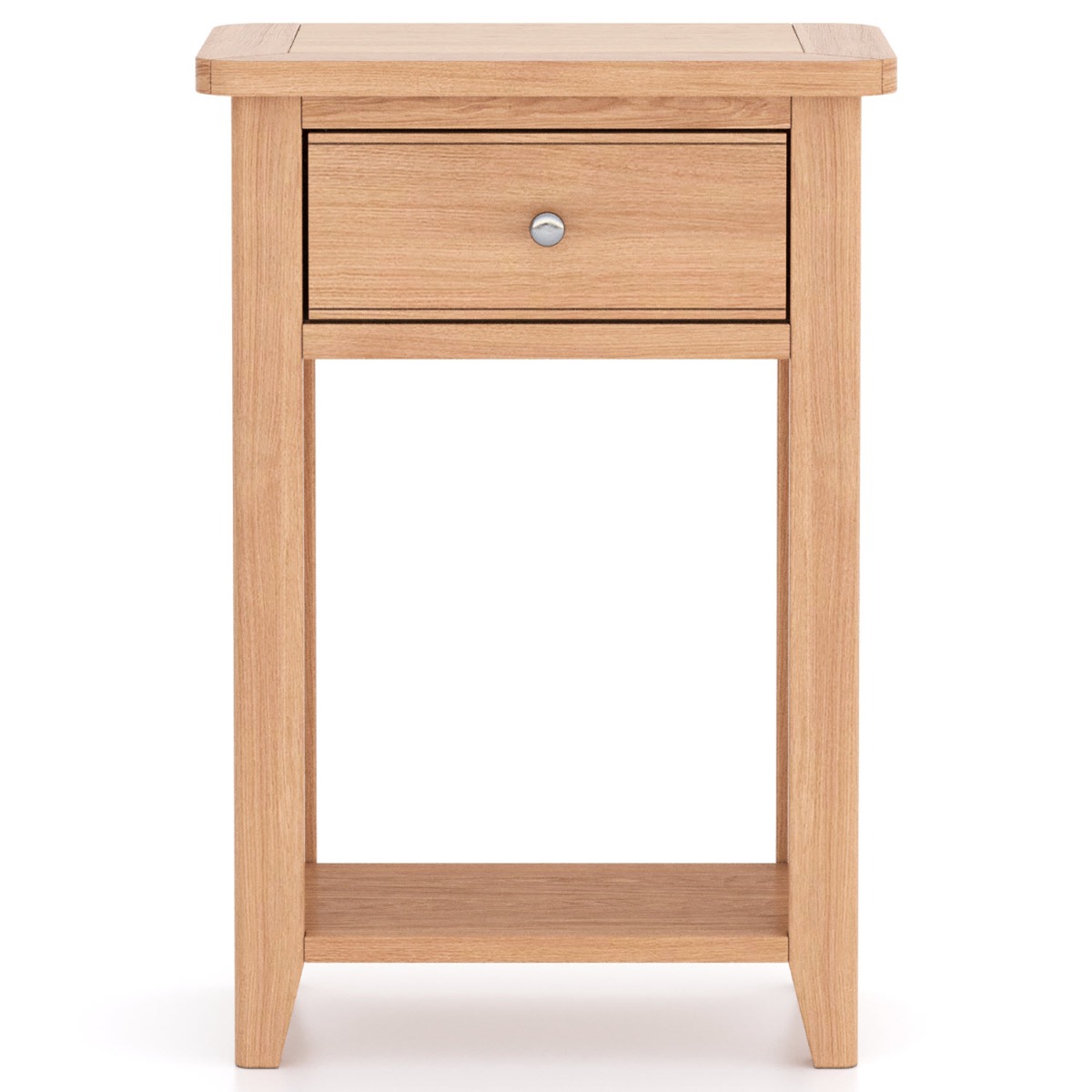 Arlyn Natual Oak Telephone Table by Hertiance Furniture | Style Our Home