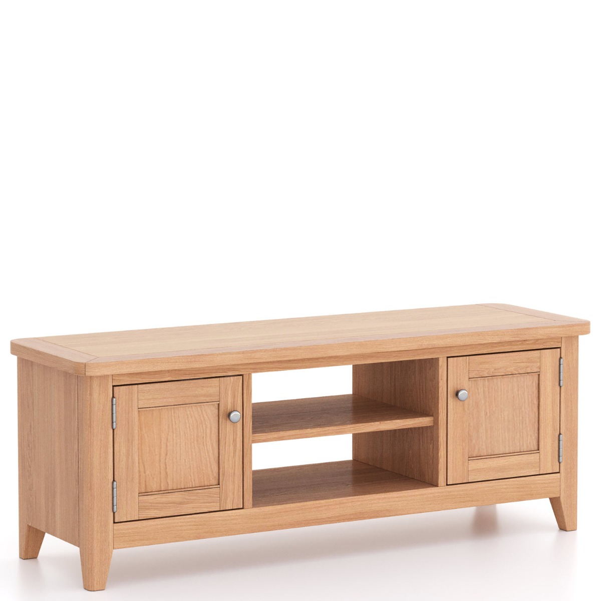 Arlyn Natual Oak Wide TV Cabinet by Hertiance Furniture | Style Our Home