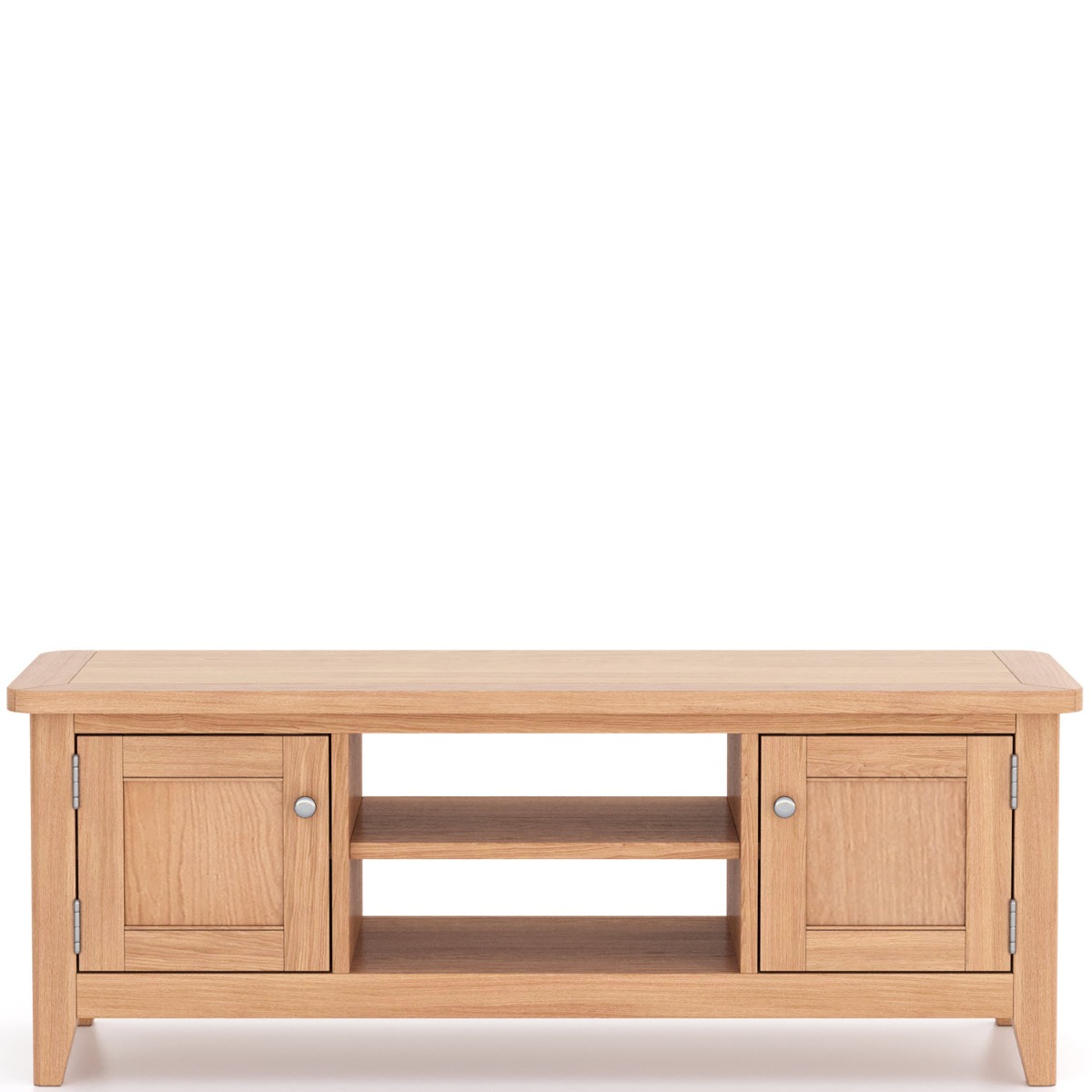 Arlyn Natual Oak Wide TV Cabinet by Hertiance Furniture | Style Our Home