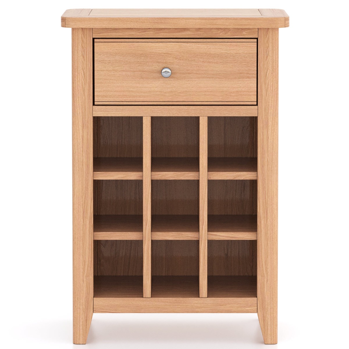 Arlyn Natual Oak Wine Cabinet by Hertiance Furniture | Style Our Home