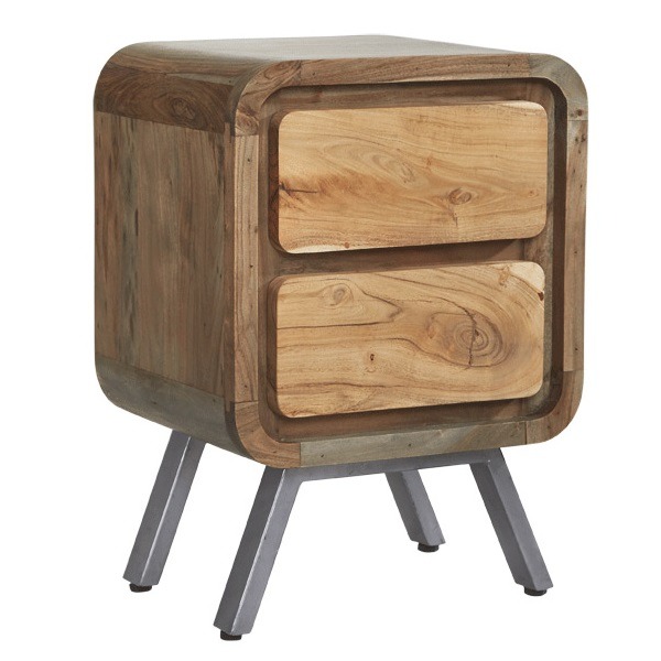 Birchmoor 2 Drawer Lamp Table by Karvello Designs | Style Our Home