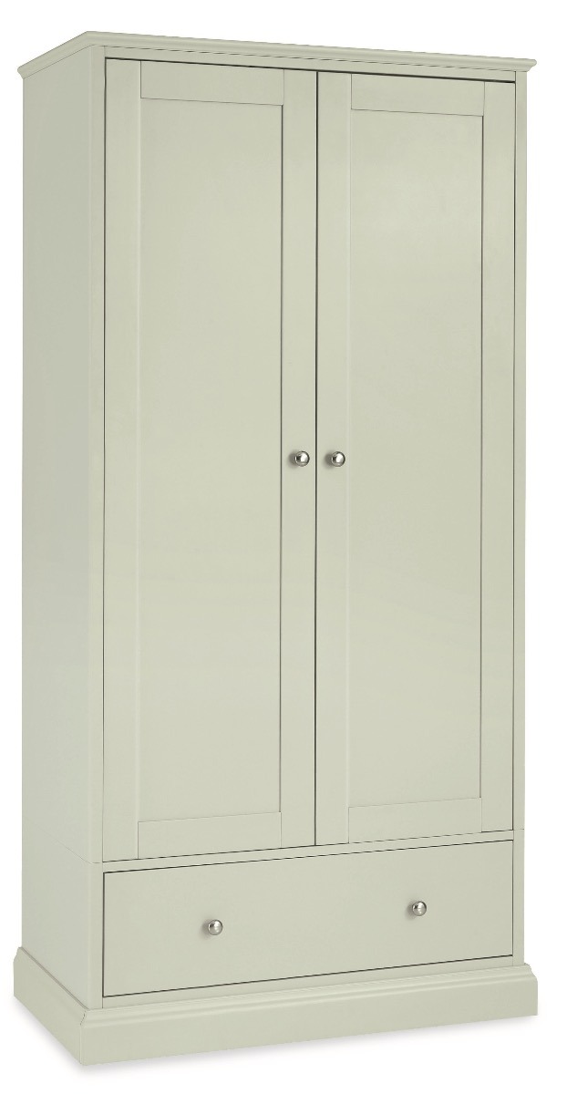 Bentley Designs Ashby Soft Grey Double Wardrobe - Style Our Home