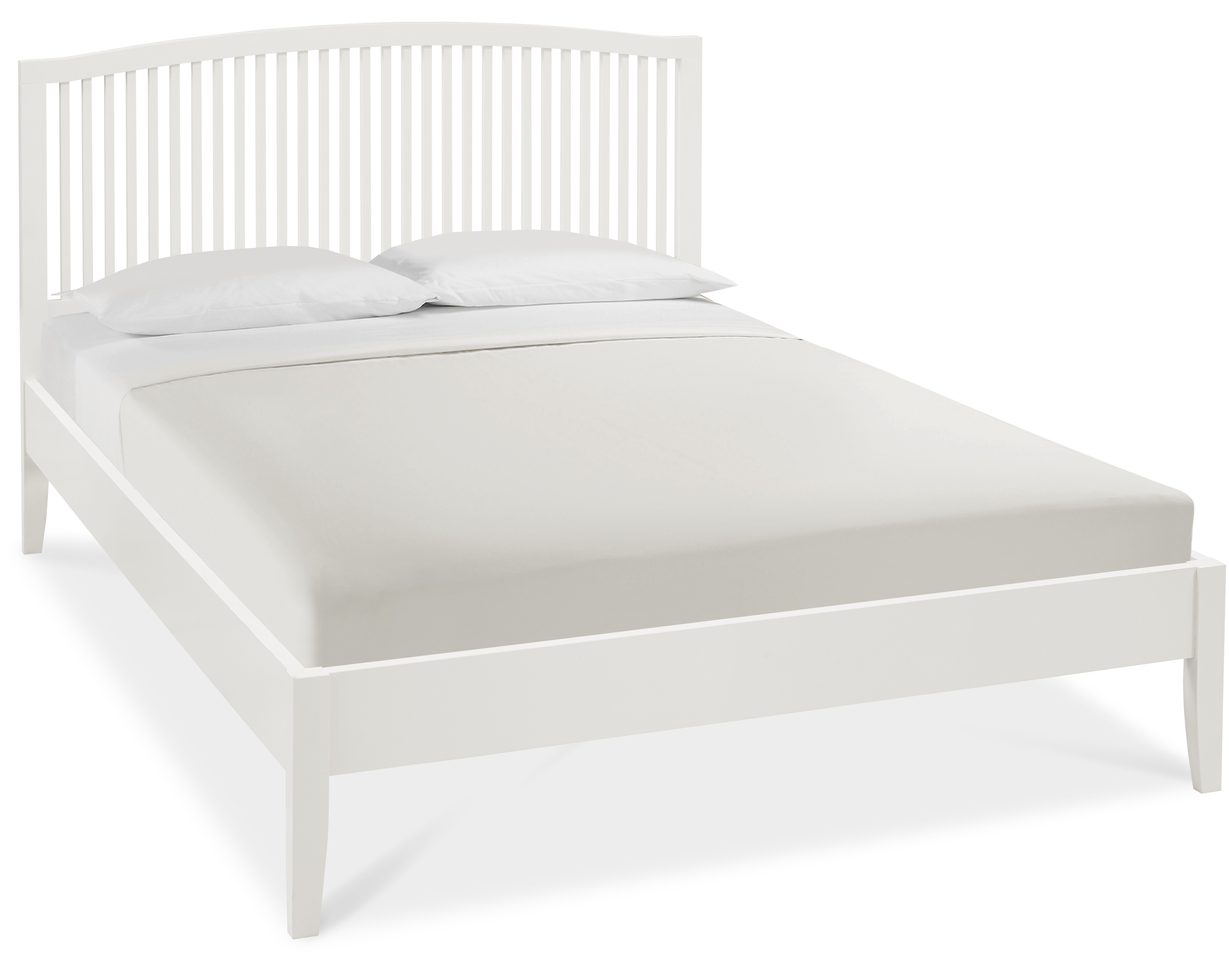 Ashby White Kingsize Slatted Bedstead - Style Our Home