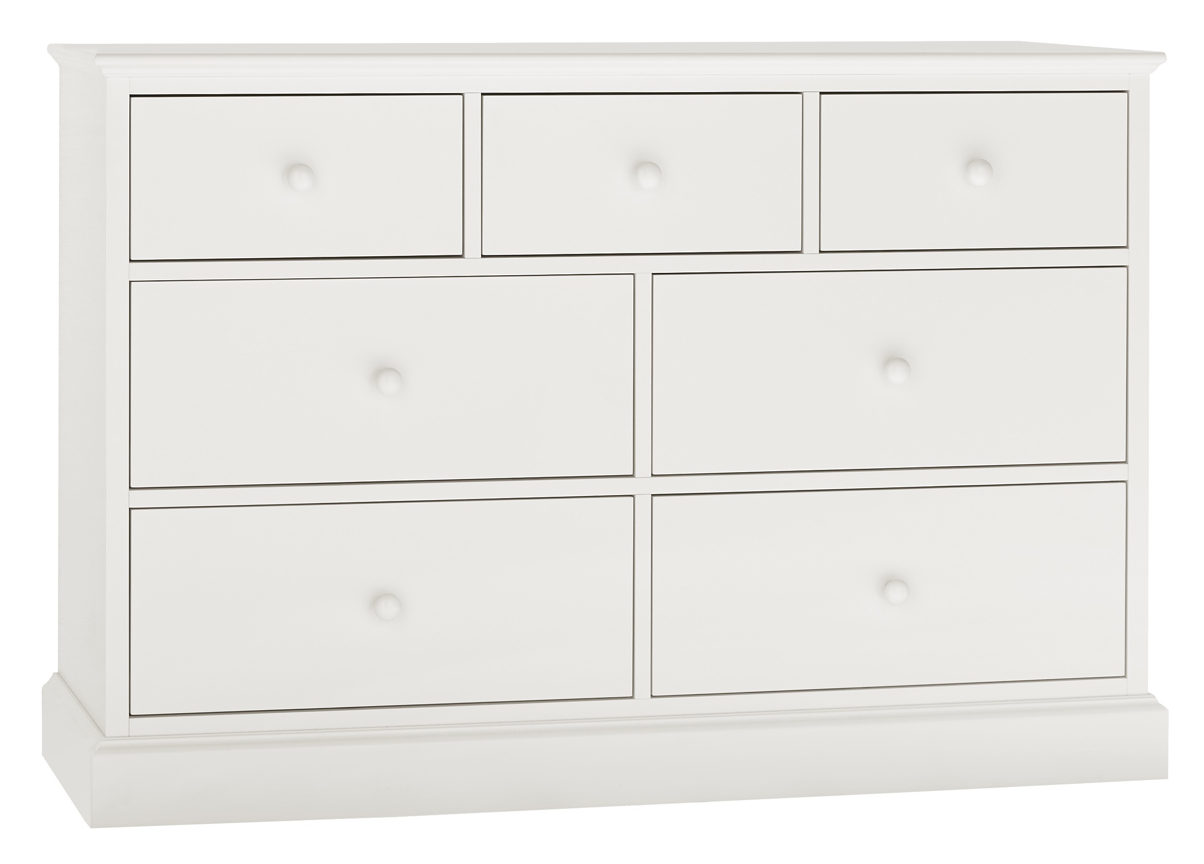 Ashby White 3+4 Drawer Chest - Style Our Home