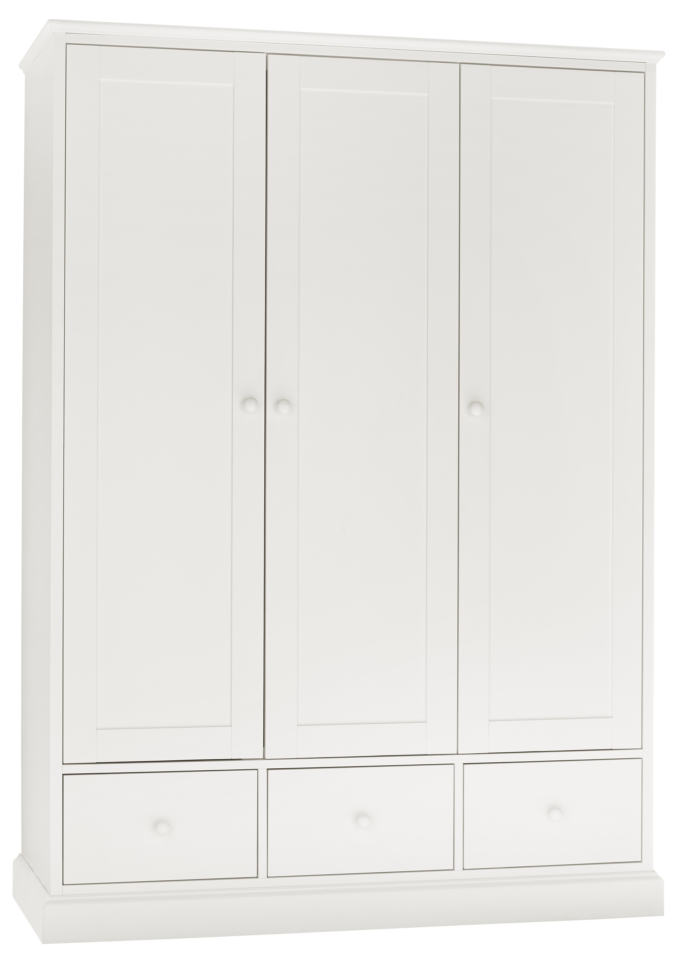 Ashby White Triple Wardrobe - Style Our Home