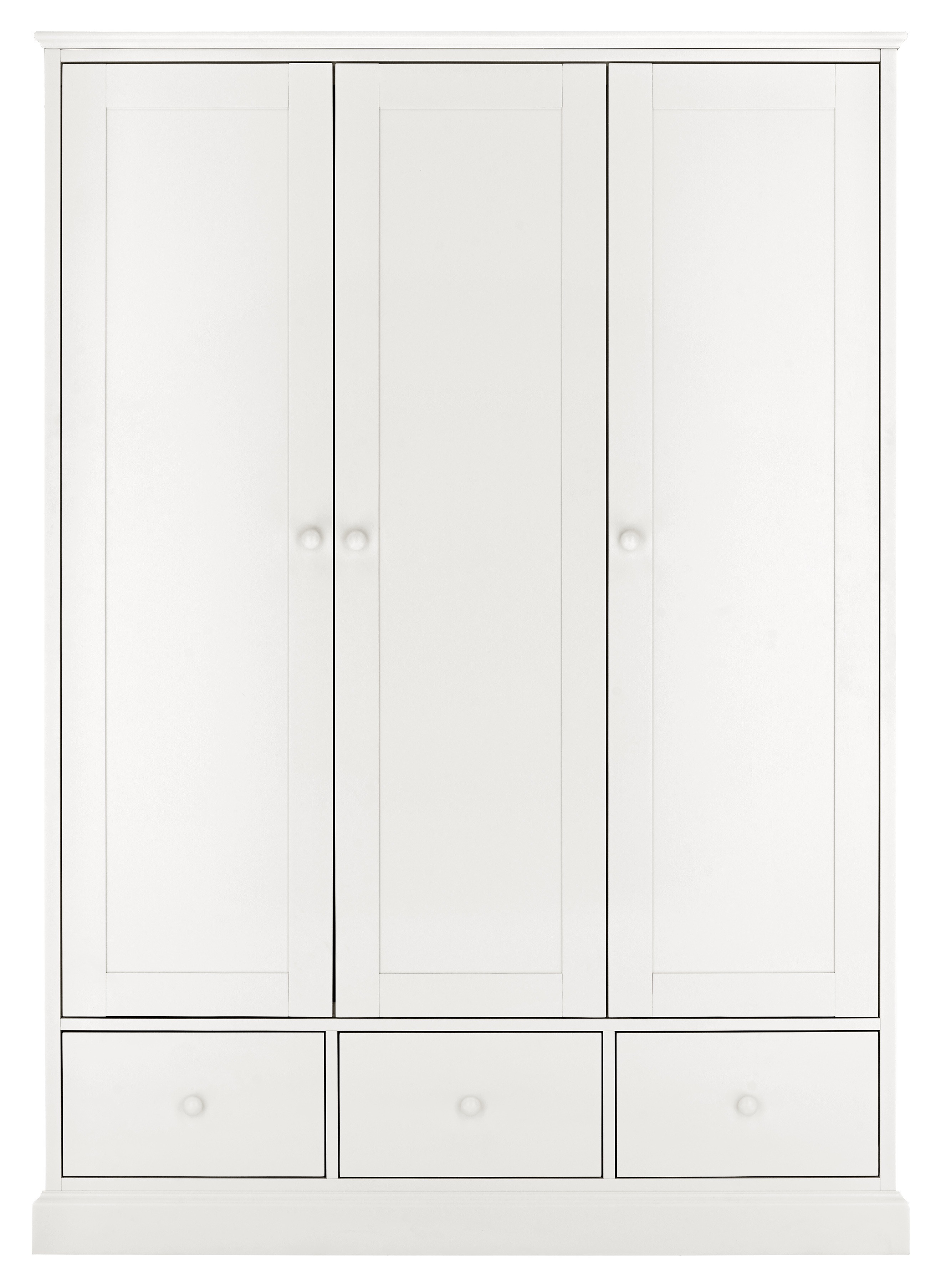 Ashby White Triple Wardrobe - Style Our Home