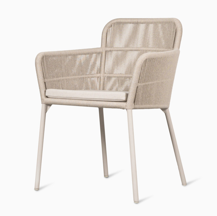 Akari Dining Chair with Almond Seat Cushion - by Vincent Sheppard| Style Our Home