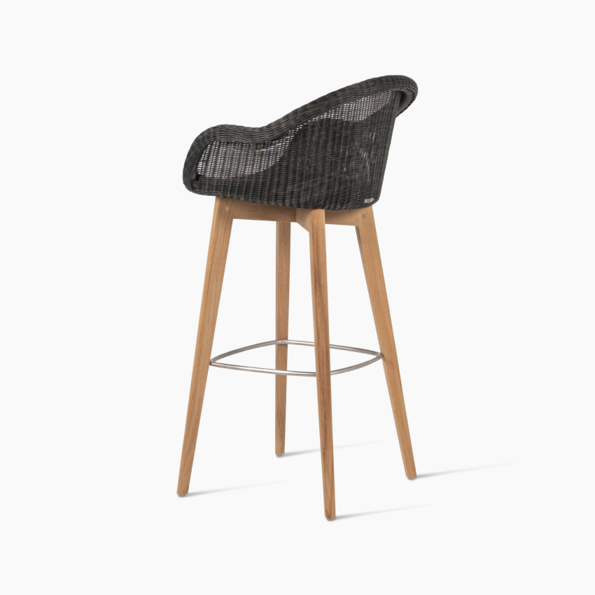 Edgard Bar Stool - Teak Base by Vincent Sheppard | Style Our Home