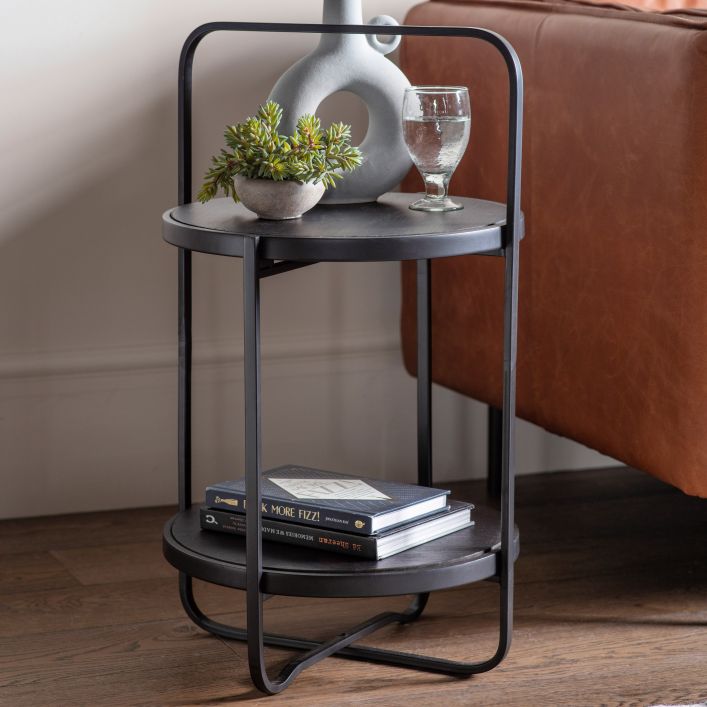 Astley Black Side Table by Hudson Living | Style Our Home
