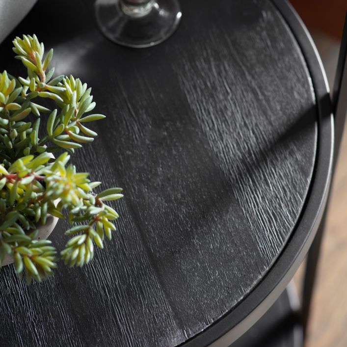 Astley Black Side Table by Hudson Living | Style Our Home