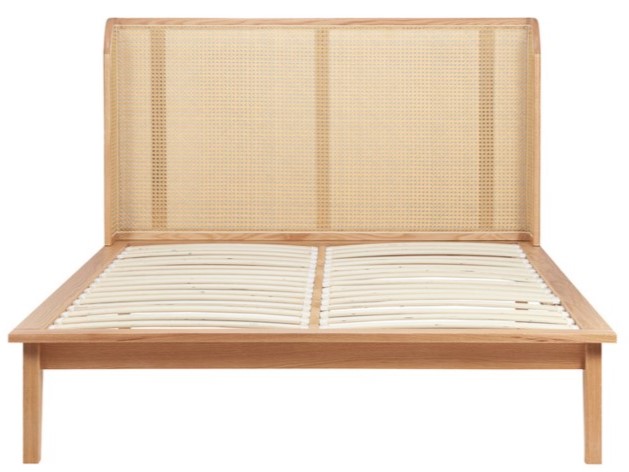135cm Astrid Rattan Bed Oak by Birlea | Style Our Home