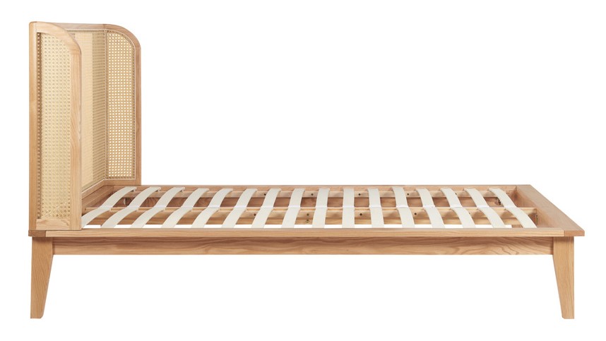 135cm Astrid Rattan Bed Oak by Birlea | Style Our Home