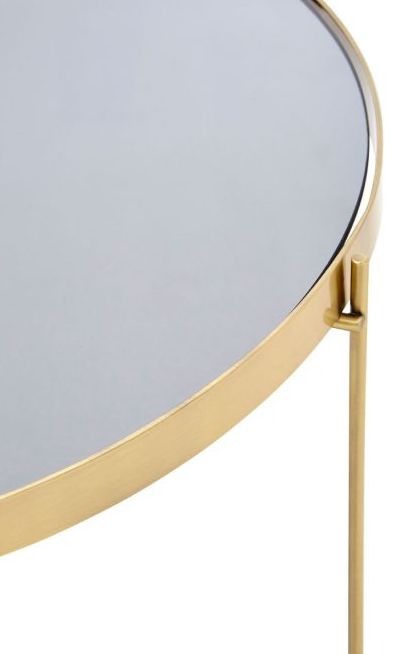 Axel Brushed Bronze Side Table by Prestige | Style Our Home