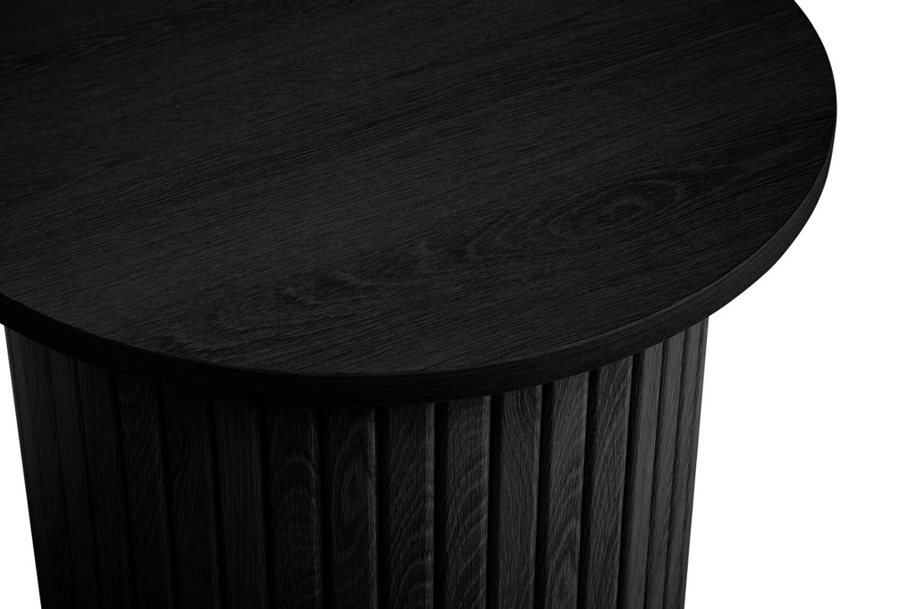 Axel Fluted Side Table Black by Birlea | Style Our Home