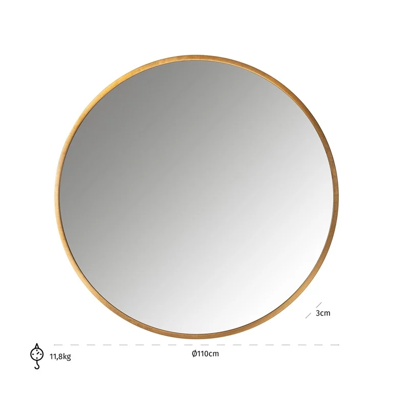 Mirror Maevy gold (Gold) by  Richmond Interiors | Style Our Home