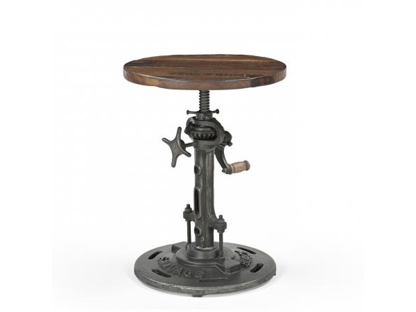 Adjustable Reclaimed Wood & Metal Stool by Quirky Barn | Style Our Home
