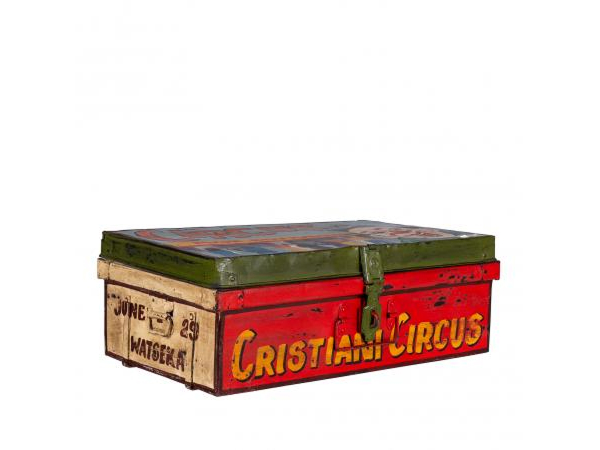 Hand Painted Circus Iron Trunk by Quirky Barn | Style Our Home