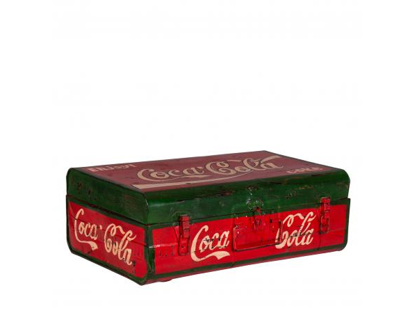 Hand Painted Iron Trunk Coca Cola by Quirky Barn | Style Our Home